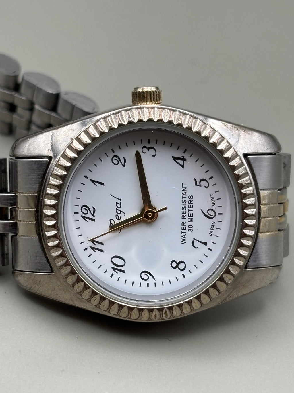 Regal white dial close-up