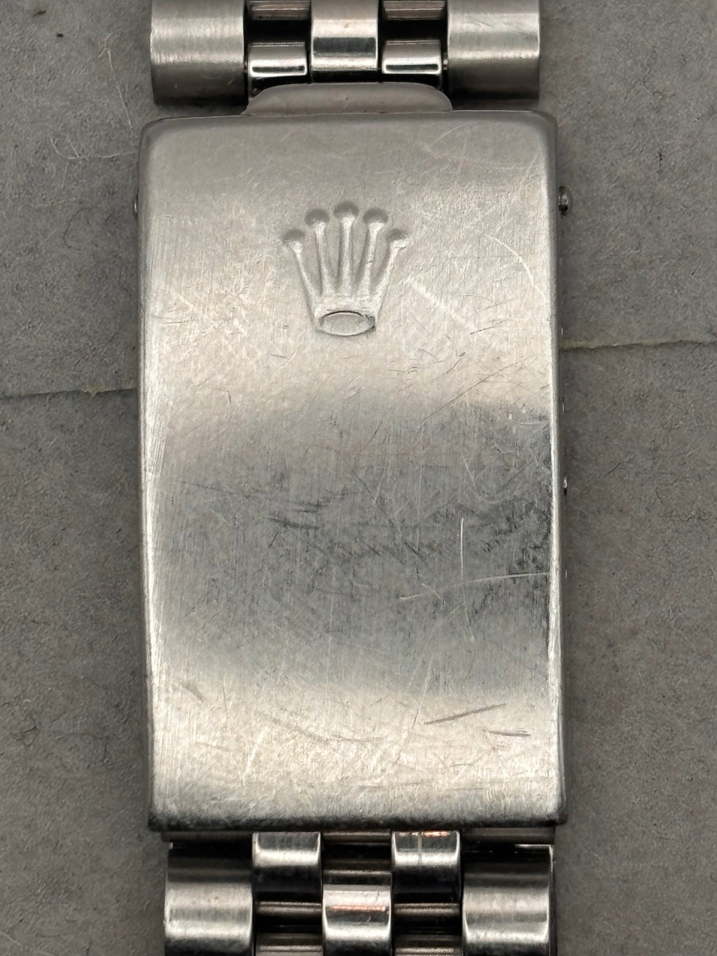 Rolex Jubilee bracelet clasp close-up