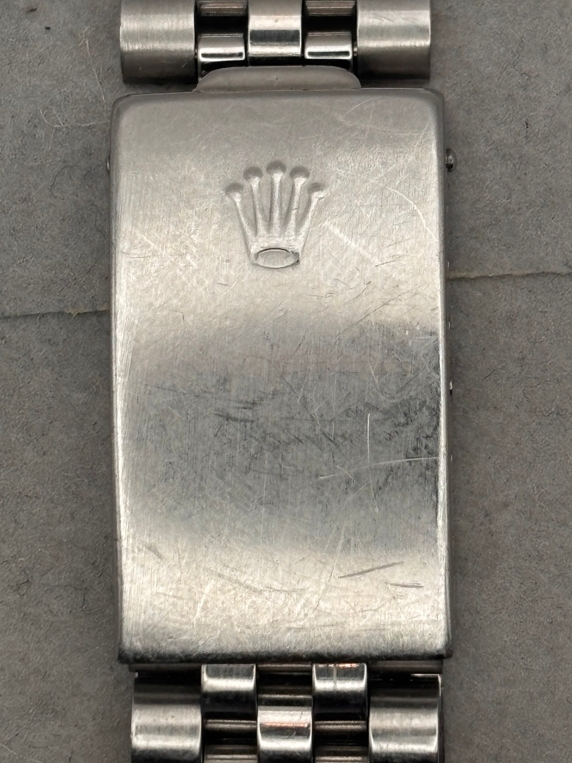 Rolex Jubilee bracelet clasp close-up