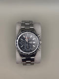 Seiko Chronograph 100M 7T92-0CF0 black dial front