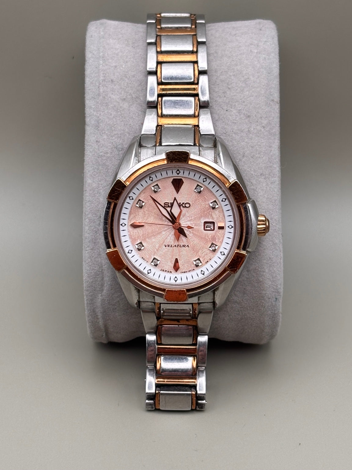 Seiko Velatura Two-Tone Ladies Watch 7N82 photo 1