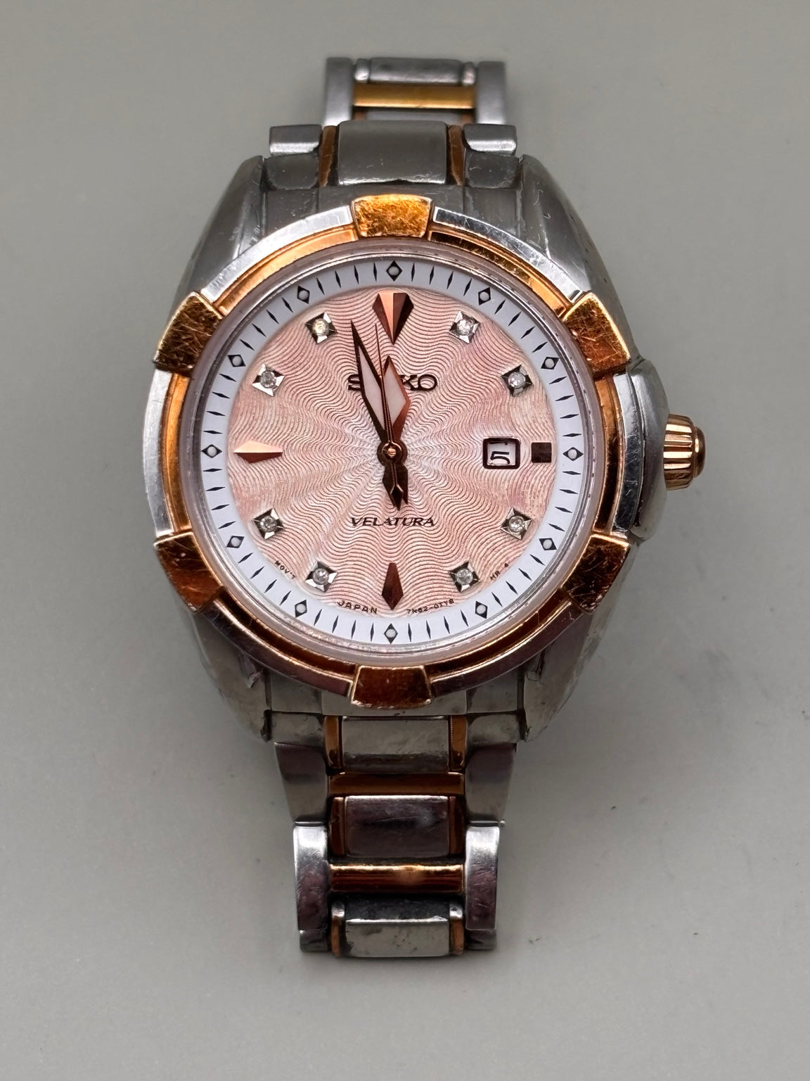 Seiko Velatura Two-Tone Ladies Watch 7N82 photo 6